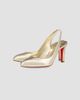 Christian Louboutin Women's Fannylove 85MM Slingback Heels - 2