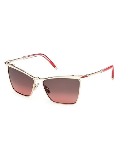 Christian Louboutin Women's Hot Chick 56MM Rectangular Sunglasses