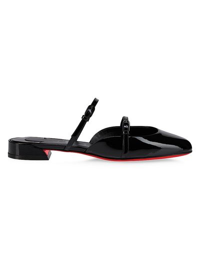Christian Louboutin Women's Jane Nina Patent Leather Mules