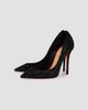 Christian Louboutin Women's La Pigalle 100MM Strass Suede Pumps - 2