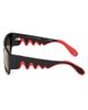 Christian Louboutin Women's Loubishark 57MM Square Sunglasses - 3