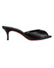 Christian Louboutin Women's Me Dolly 55MM Leather Mules - 5