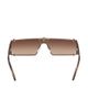Christian Louboutin Women's Textured Mesh Shield Sunglasses - 5