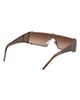 Christian Louboutin Women's Textured Mesh Shield Sunglasses - 6