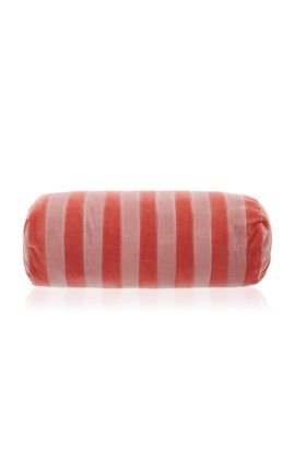 Christina Lundsteen Christina Lundsteen Bolster Cotton Throw Pillow; 14x40 Pink