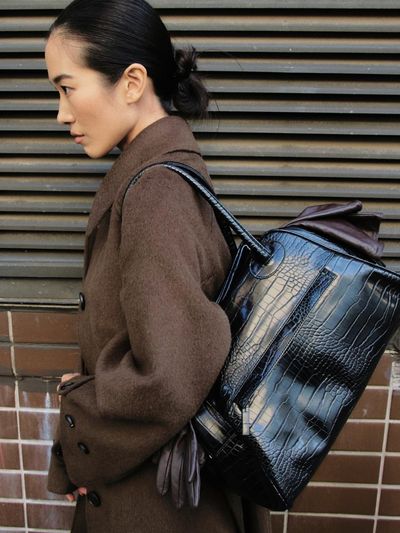 CHRISTINE PROJECT Two Zipper Bag_5Colors