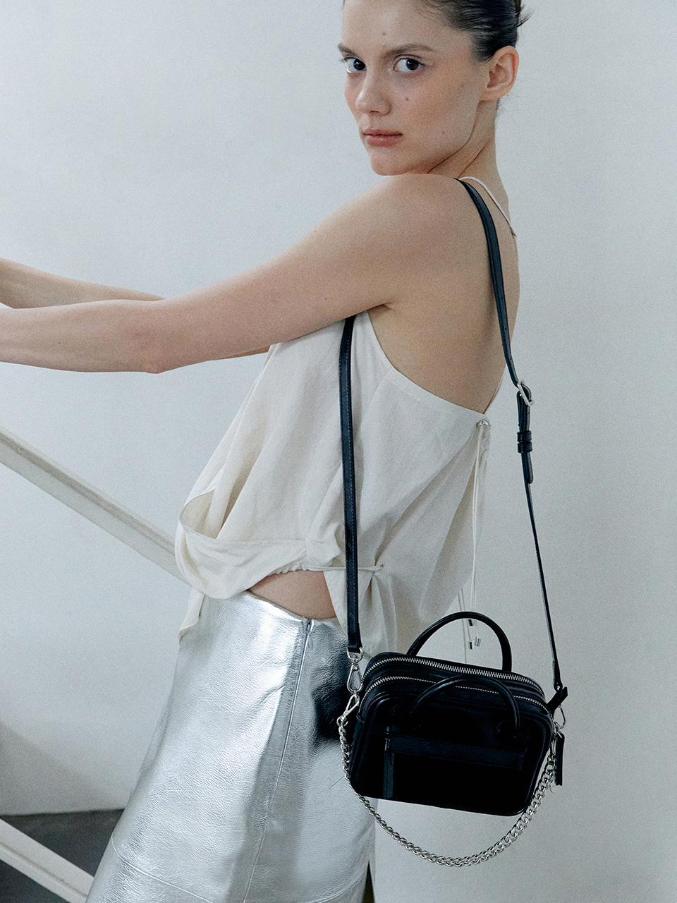 CHRISTINE PROJECT Two Zipper Bag Lunch Exclusive (3 Colors)