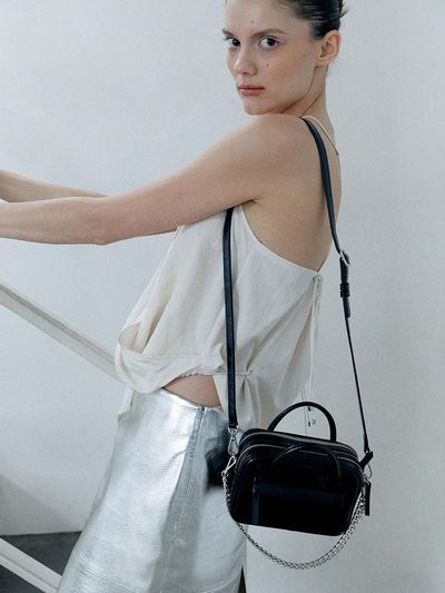 CHRISTINE PROJECT Two Zipper Bag Lunch Exclusive (3 Colors)
