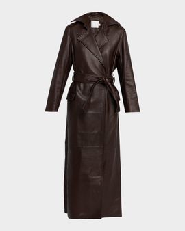 Christopher Esber Calais Leather Trench Coat