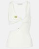 Christopher Esber Christopher Esber Arc Stone ribbed-knit tank top - 1