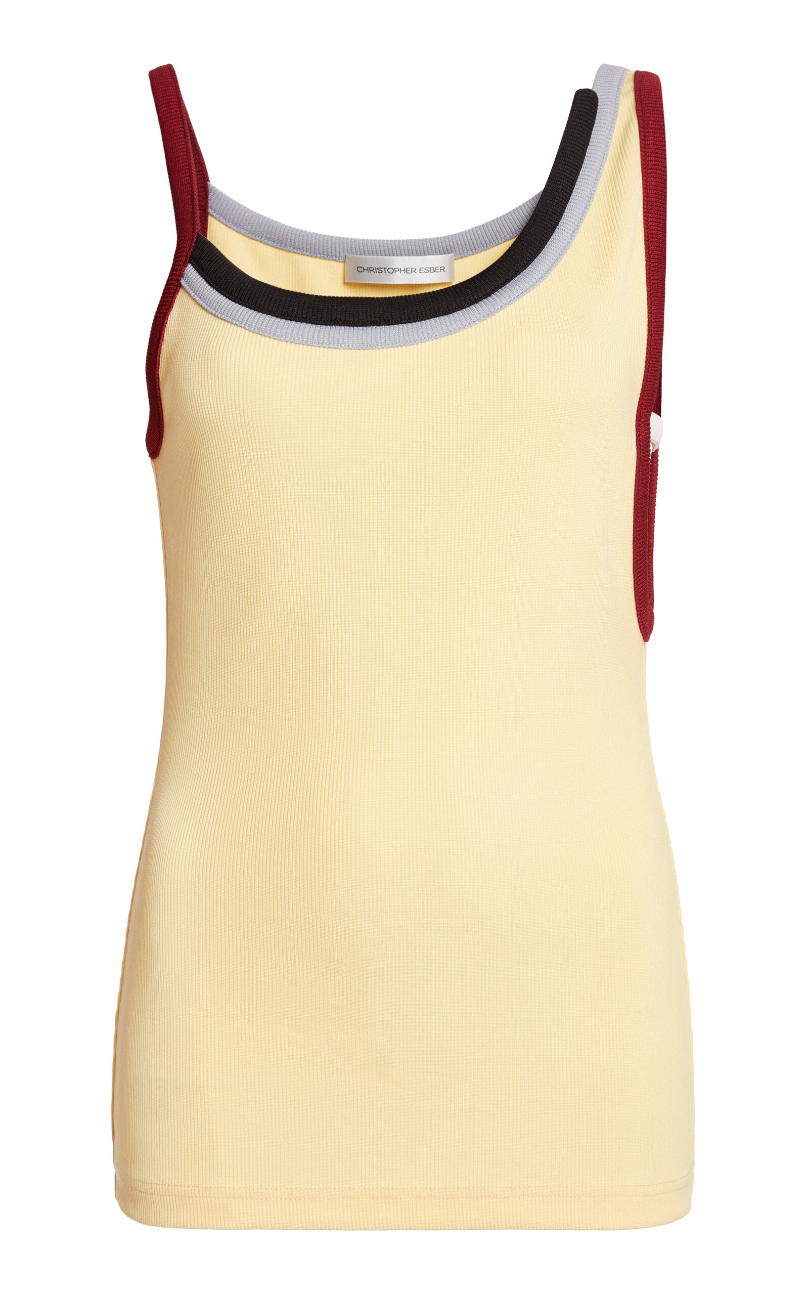 Christopher Esber Christopher Esber Asymmetric Multi Verner Tank Top