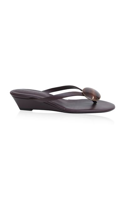 Christopher Esber Christopher Esber Aura Quartz Flip Flop Wedge