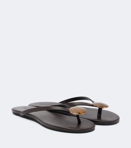 Christopher Esber Christopher Esber Aura Quartz leather thong sandals
