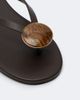 Christopher Esber Christopher Esber Aura Quartz leather thong sandals - 6
