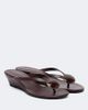 Christopher Esber Christopher Esber Aura Quartz leather wedge thong sandals - 1