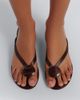 Christopher Esber Christopher Esber Aura Quartz leather wedge thong sandals - 3