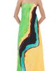 Christopher Esber Christopher Esber Aura Silk Strapless Dress Valencia/Multi - 1
