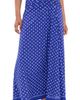Christopher Esber Christopher Esber Bandana Ruched Orbit Skirt Indigo Bandana Print - 1