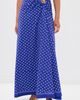 Christopher Esber Christopher Esber Bandana Ruched Orbit Skirt Indigo Bandana Print - 2