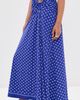 Christopher Esber Christopher Esber Bandana Ruched Orbit Skirt Indigo Bandana Print - 4
