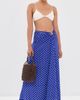 Christopher Esber Christopher Esber Bandana Ruched Orbit Skirt Indigo Bandana Print - 5