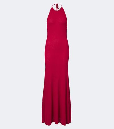 Christopher Esber Christopher Esber Beach Quarth embellished cotton-blend gown