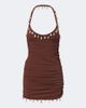 Christopher Esber Christopher Esber Beach Quartz embellished jersey minidress - 1