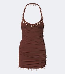 Christopher Esber Christopher Esber Beach Quartz embellished jersey minidress