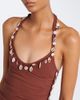 Christopher Esber Christopher Esber Beach Quartz embellished jersey minidress - 3