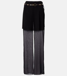 Christopher Esber Christopher Esber Belted silk wide-leg pants