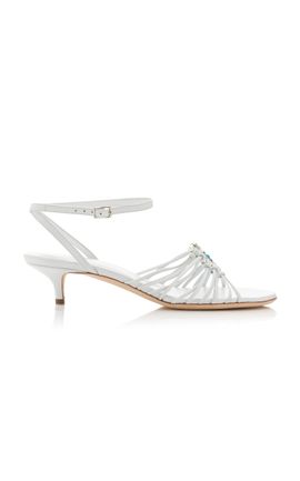 Christopher Esber Christopher Esber Bezel Quartz Micro Heel Sandals