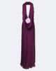 Christopher Esber Christopher Esber Cesura draped open-back silk satin gown - 1
