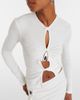 Christopher Esber Christopher Esber Cutout ribbed-knit jersey top - 3