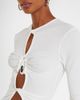Christopher Esber Christopher Esber Cutout ribbed-knit jersey top - 4