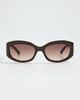 Christopher Esber Christopher Esber Davies Sunglasses Havana One Size - 2