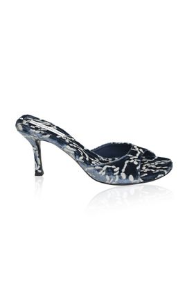 Christopher Esber Christopher Esber Delia Embroidered Velvet Mule