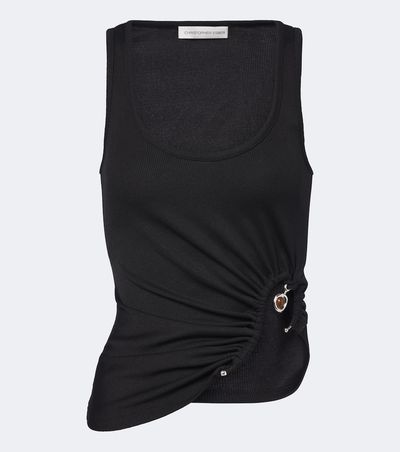 Christopher Esber Christopher Esber Diverge Droplet jersey top