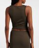Christopher Esber Christopher Esber Droplet Crystal embellished ruched tank top - 5