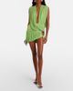 Christopher Esber Christopher Esber Embellished draped jersey miniskirt - 2