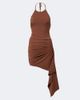 Christopher Esber Christopher Esber Embellished halterneck jersey minidress - 1