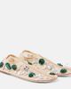 Christopher Esber Christopher Esber Embla embellished mesh ballet flats - 1