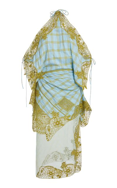 Christopher Esber - Embroidered Handkerchief Envelope Cotton Dress