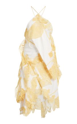 Christopher Esber Christopher Esber Embroidered Handkerchief Envelope Scarf Dress