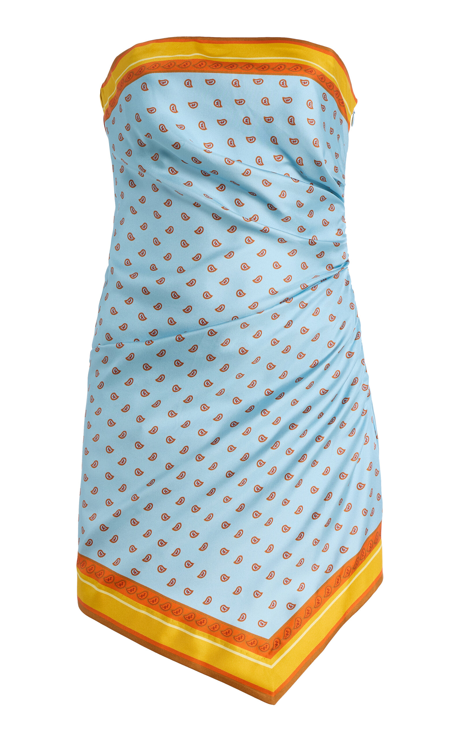 Christopher Esber Christopher Esber Exclusive La Isla BandanaPrint SilkTwill Scarf Mini Dress