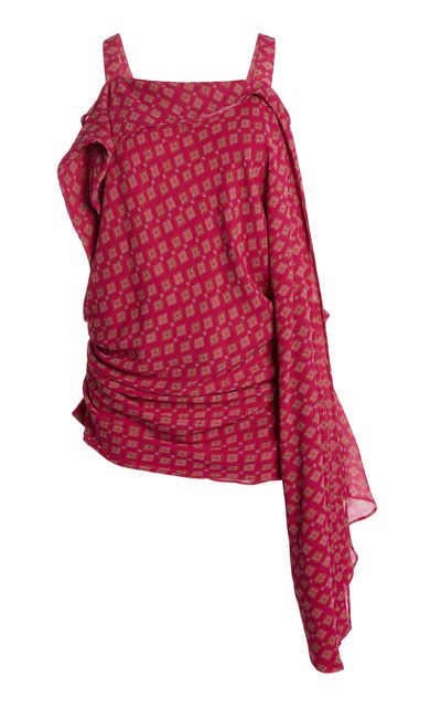 Christopher Esber Christopher Esber Framed Floating Silk Top