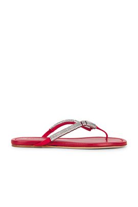 Christopher Esber Christopher Esber Frida Pierced Suede Flip Flop
