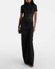 Christopher Esber Christopher Esber Fusion gathered jersey and crÃªpe maxi dress - 2