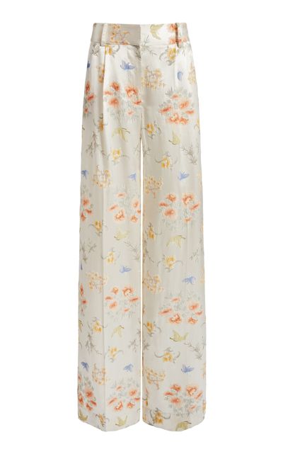 Christopher Esber Christopher Esber Heirloom Brocade Silk Straight Leg Trousers