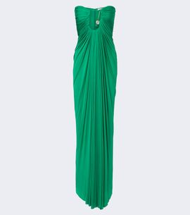 Christopher Esber Christopher Esber Helix Crystal gathered gown