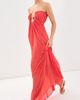Christopher Esber Christopher Esber Helix Crystal Strapless Gown Paprika - 2